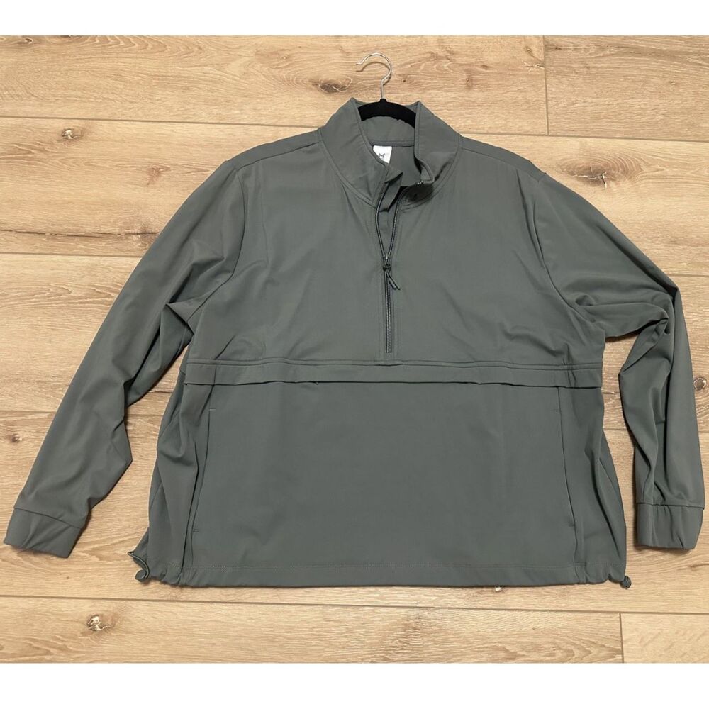 Member's Mark Women's Travel Pullover Olive Green XL EUC